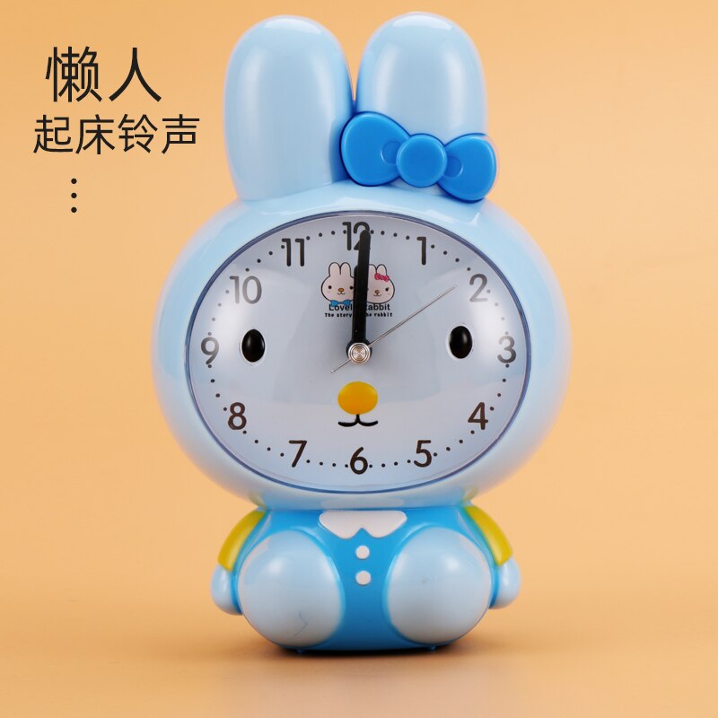 Children's Alarm Clock Special Cartoon for Students Can Speak Mute Night Light Sound, Super Large Intelligent Electronic: 8