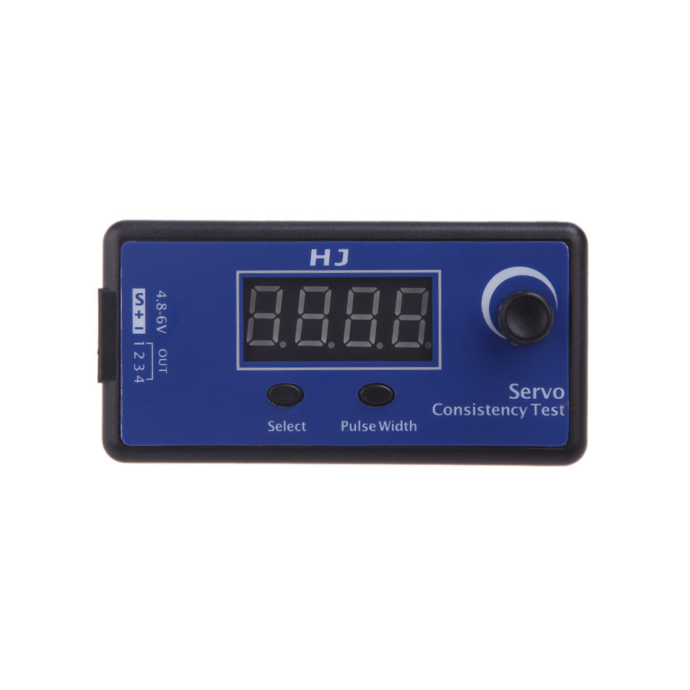 Dc 4.8-6v mini 3 -moodia digitaalinen servo/esc-konsistenssitesteri ohjausvaihteiston mittaus rc-helikopterin lentokoneauton työkalulle