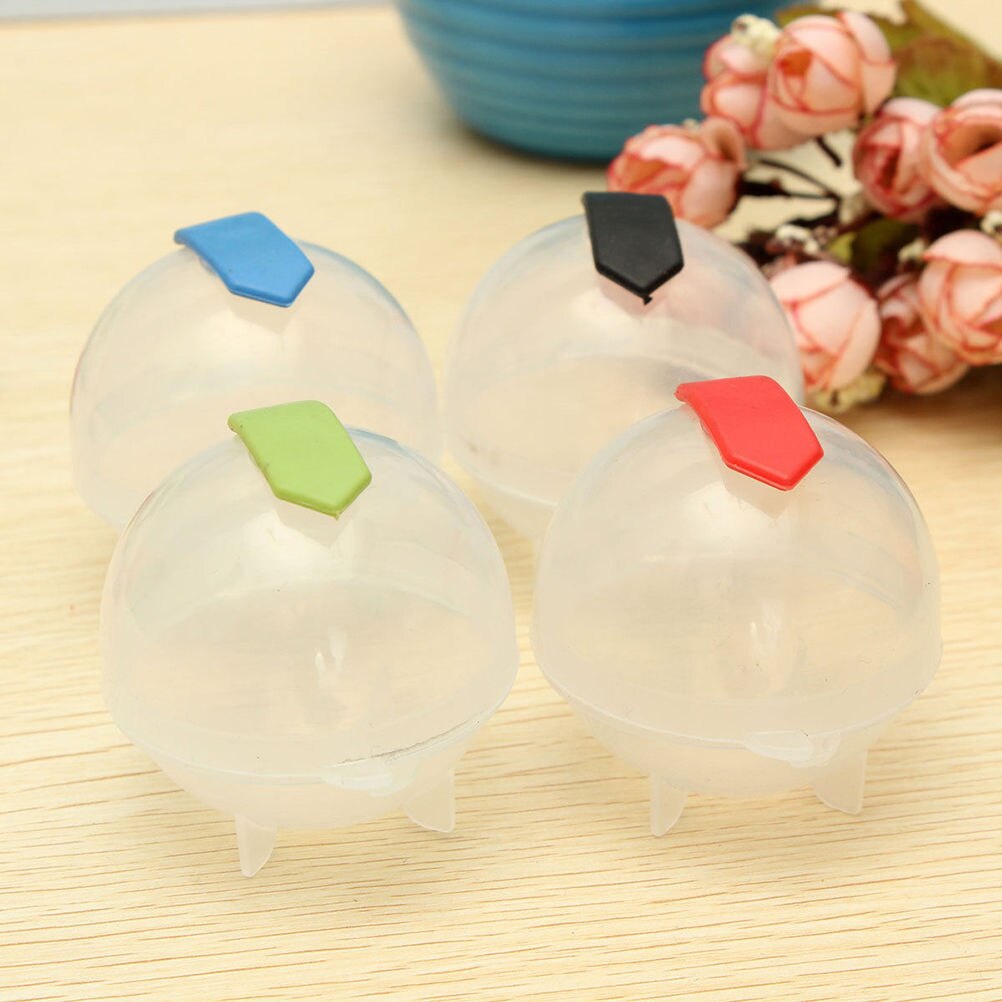 4 pièces 3.5/5cm en plastique glaçon boule brique fabricant plateau rond moule glace moule barre bricolage outils de refroidissement recherche chaude