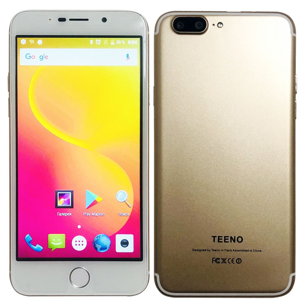 MTK6580 Quad Core SANTIN TEENO 5.5" HD Screen 2500mAh Smartphone 1GB RAM 8GB ROM WCDMA 3G Smartphone Dual Sim Mobile Phone