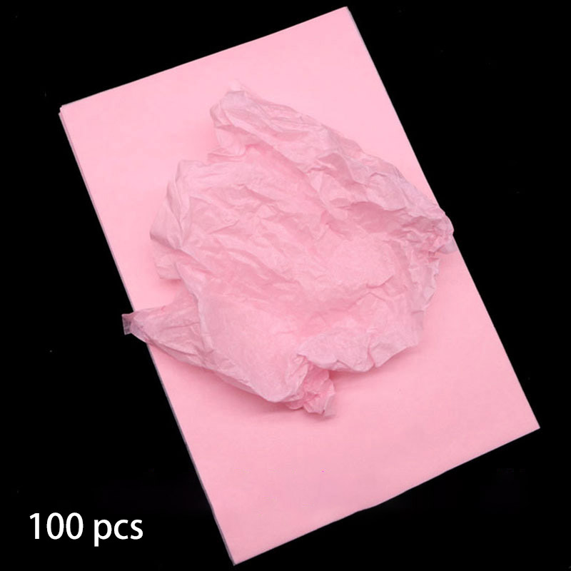 100 fogli/borsa fodera carta velina per scarpe carta a prova d'umidità per vestiti vino frutta carta da imballaggio confezione regalo: Pink