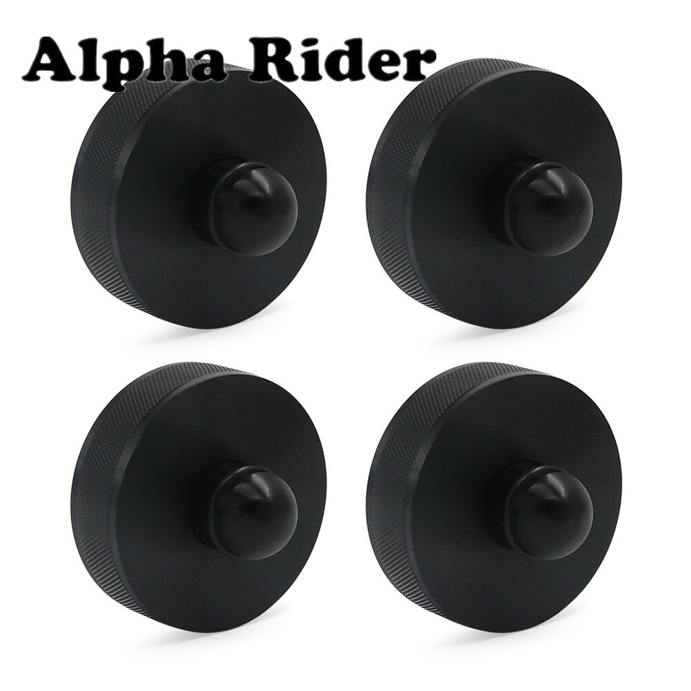 4 Piece Car Jack Lift Pad Adapter Tool Red Black For Tesla Model 3 Models Safely Raising Vehicle Billet Aluminum