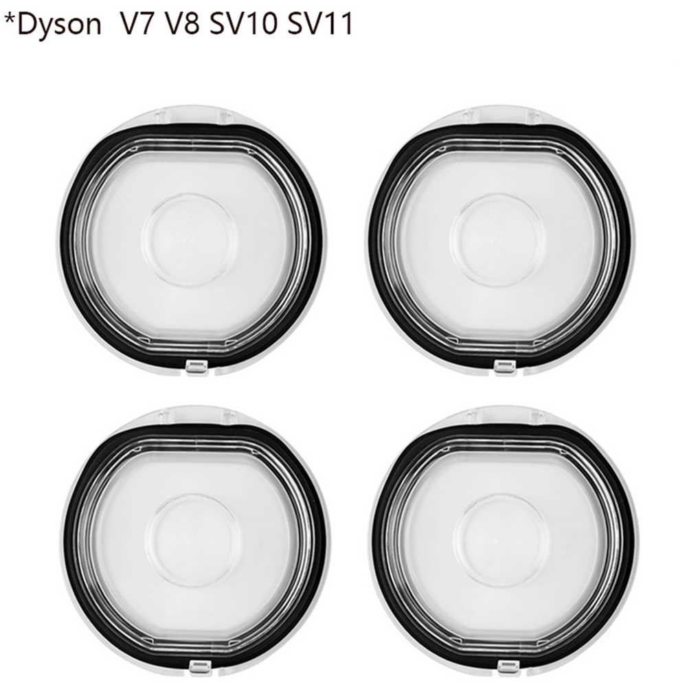 Bague d'étanchéité supérieure fixe et couvercle de Base pour aspirateur Dyson V6 V7 V8 V10 V11 V15, pièce de rechange pour tasse à poussière: Orange