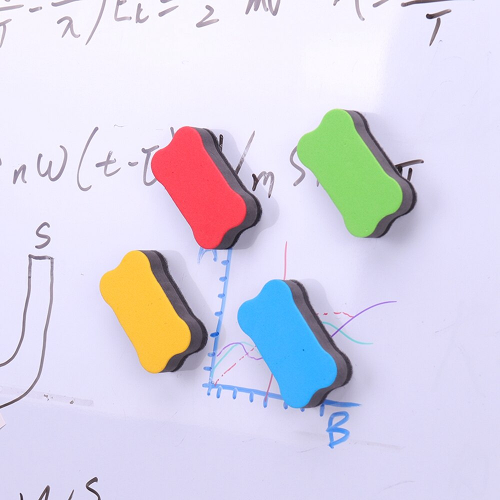 1 PC Cartoon Bone Blackboard Eraser Magnetic White Board Erasers School Office Whiteboard Marker Cleaner School Sup