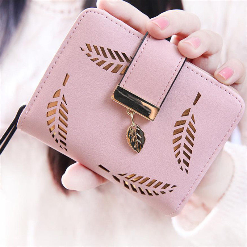 Stijlvolle Vrouwen Meisjes Lederen Portemonnee Kaarthouder Portemonnee Clutch Kleine Handtas