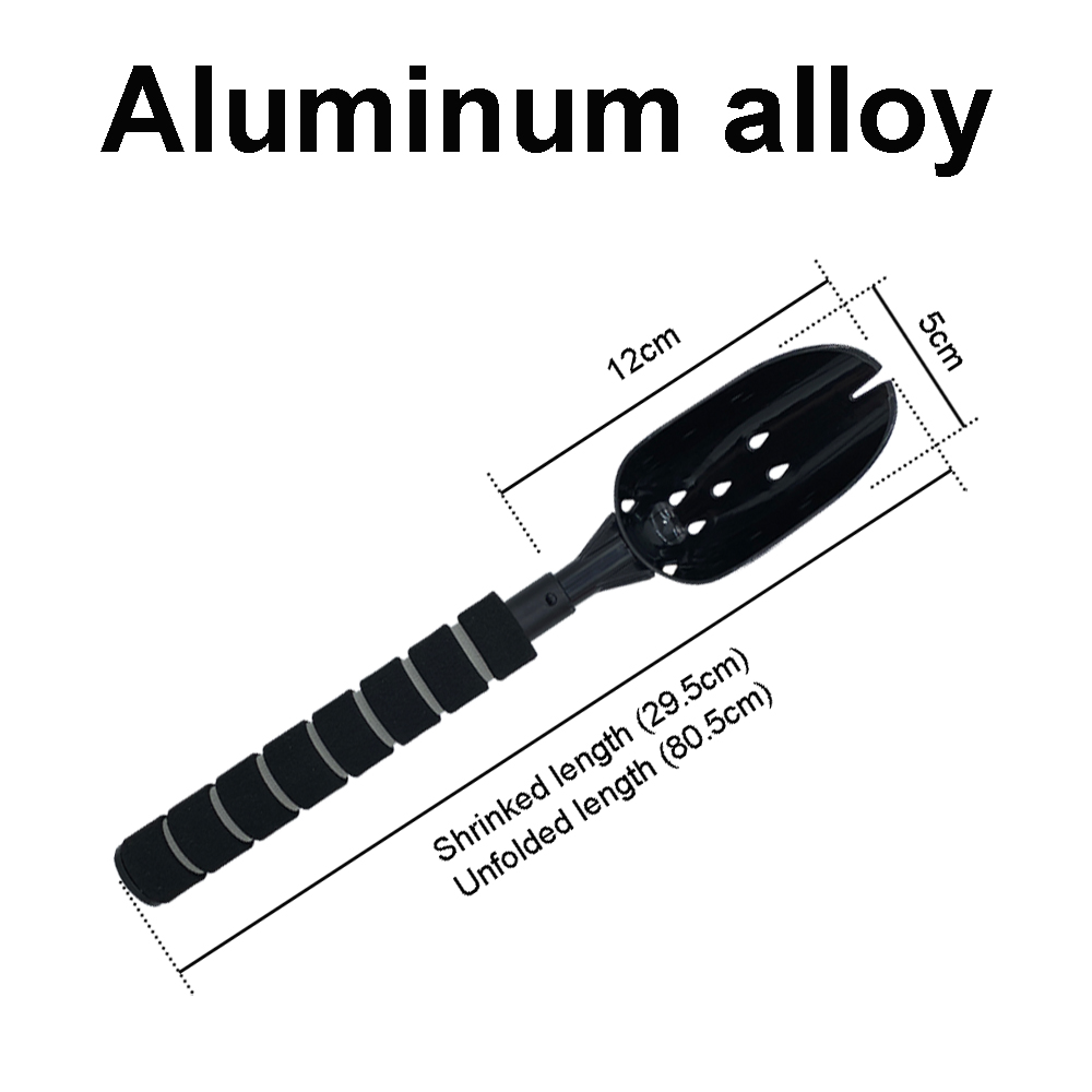 Fishing Bait Throwing Spoons Nesting Device Retractable Can Head Fish Bait Casting Scoop Long Throw Fixed Point Fishing Gear