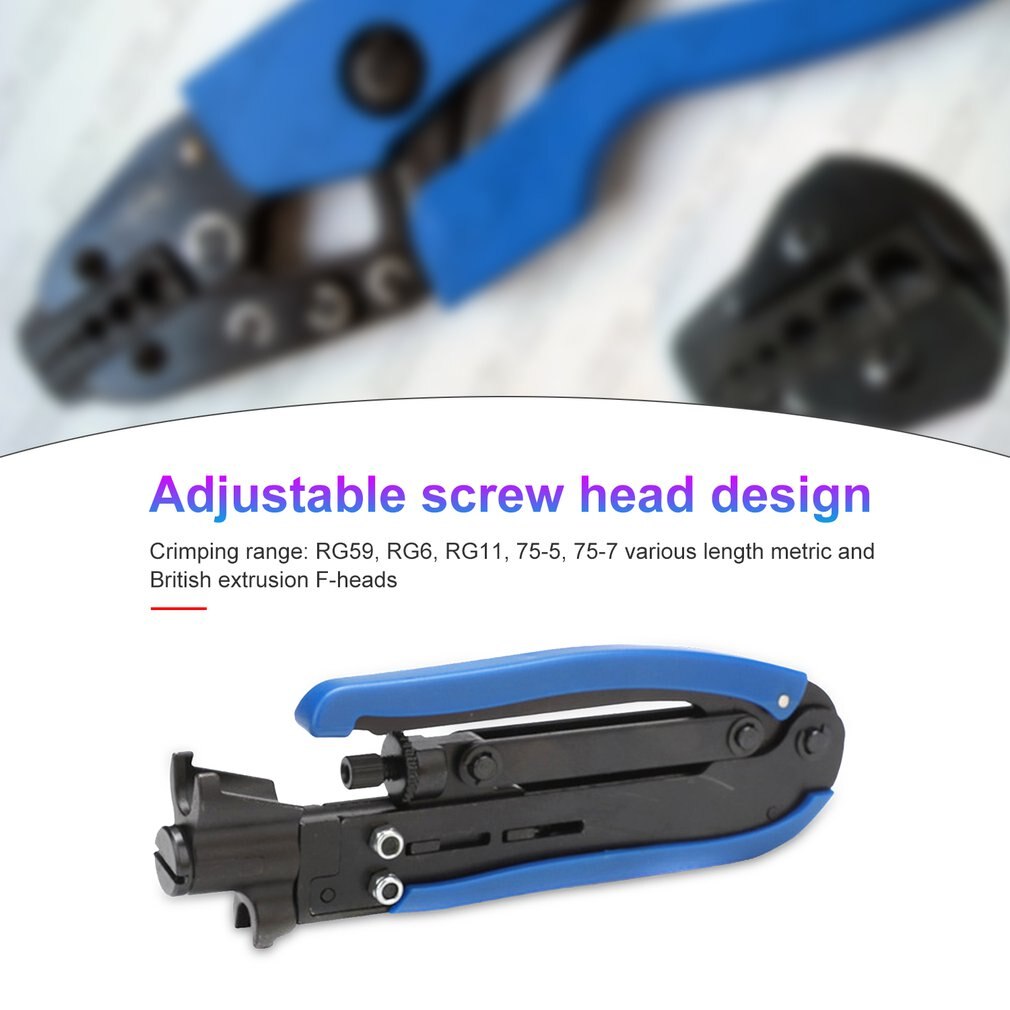 Koaxialkabel Crimper Kompression Werkzeug Draht Crimper Zange Crimpen Werkzeug Für RG59 RG6 RG11 Kabel F Koaxial Anschlüsse Kabel