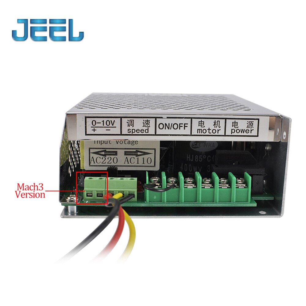 Alimentation pour moteur de broche CNC 500W, PWM, vitesse DC réglable, 220V, Mach3, 6A