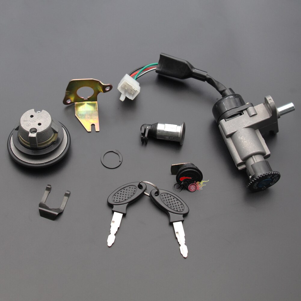Contactslot Lock Set Voor GY6 50cc 125cc 150cc Scooter Bromfiets Jonway Coolster Taotao