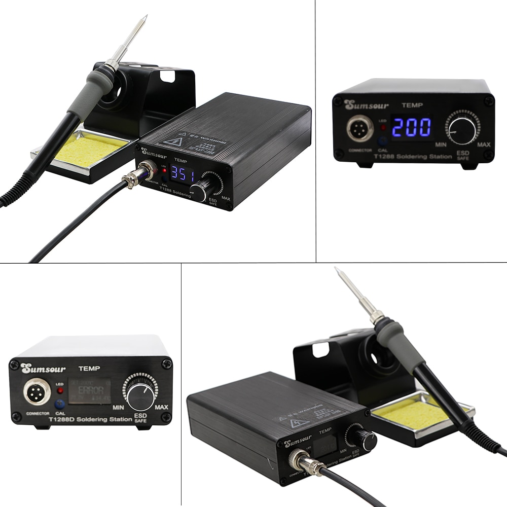 T12 Electric Soldering Iron Station Digital Adjustable Temperature DIY Portable BGA Rework Solder Station Desoldering Welding