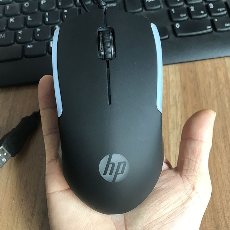Promotional RGB Mouse HP USB Wired Gaming Mice M160 Optical DPI 1000 3D Ergonomik Gamer Mouse for Computer Laptop