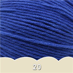 1 bal x 50g DK Baby Wol Garen 4ply Gekamd melk katoen hand breien Haak Garen: 20