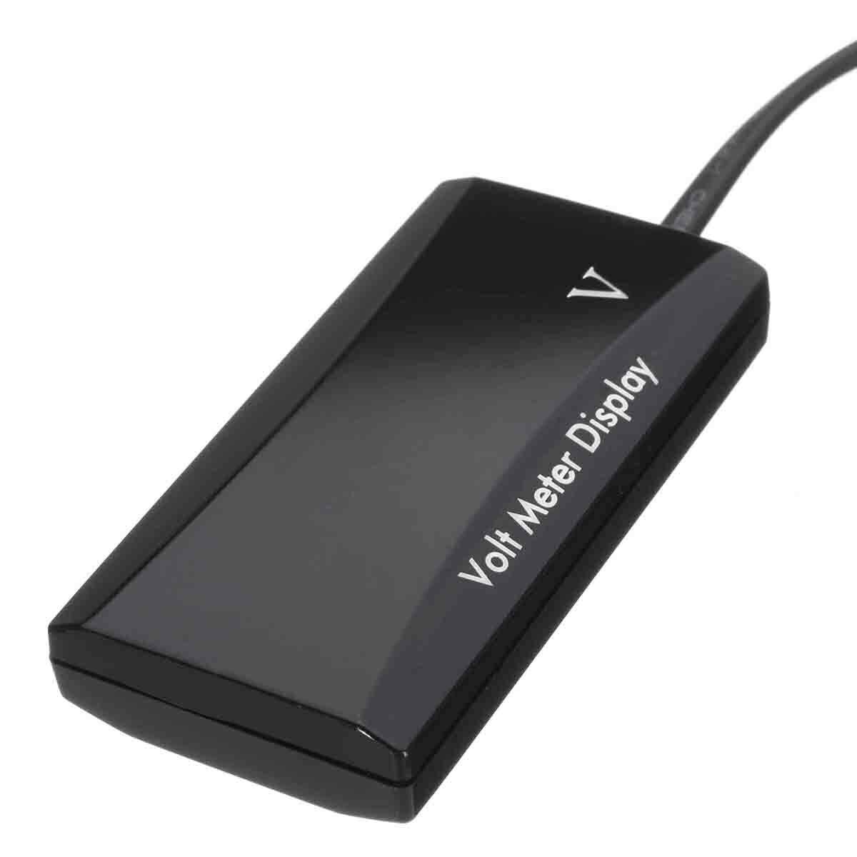 12V Digitale Led Display Volt Meterr Auto Motorfiets Voltage Volt Gauge Panel Meter