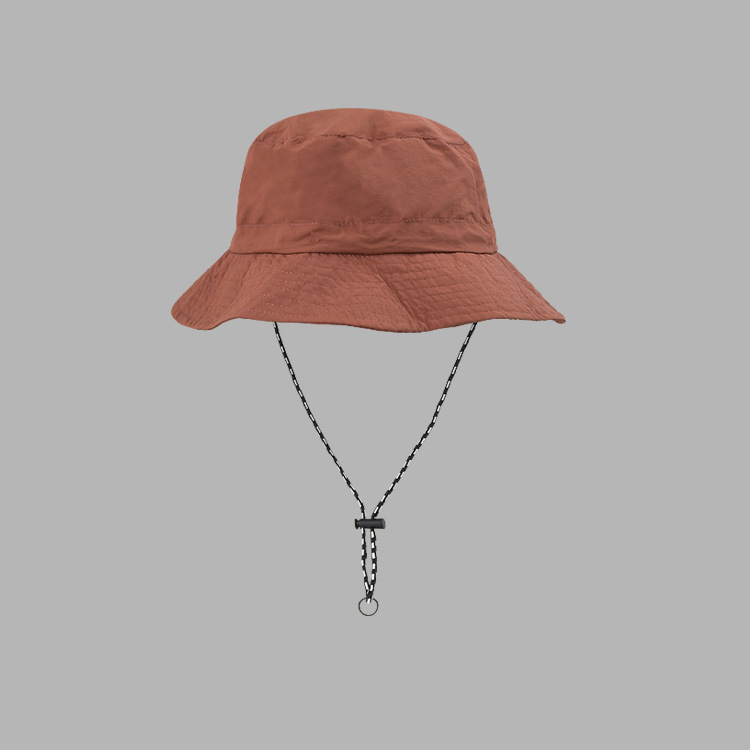 vier Jahreszeiten faltbarer Fischerhut, multifunktionaler, hochwertiger draussen-Angelhut mit Kordelzugverschluss, Angeln, Wandern: MULTI