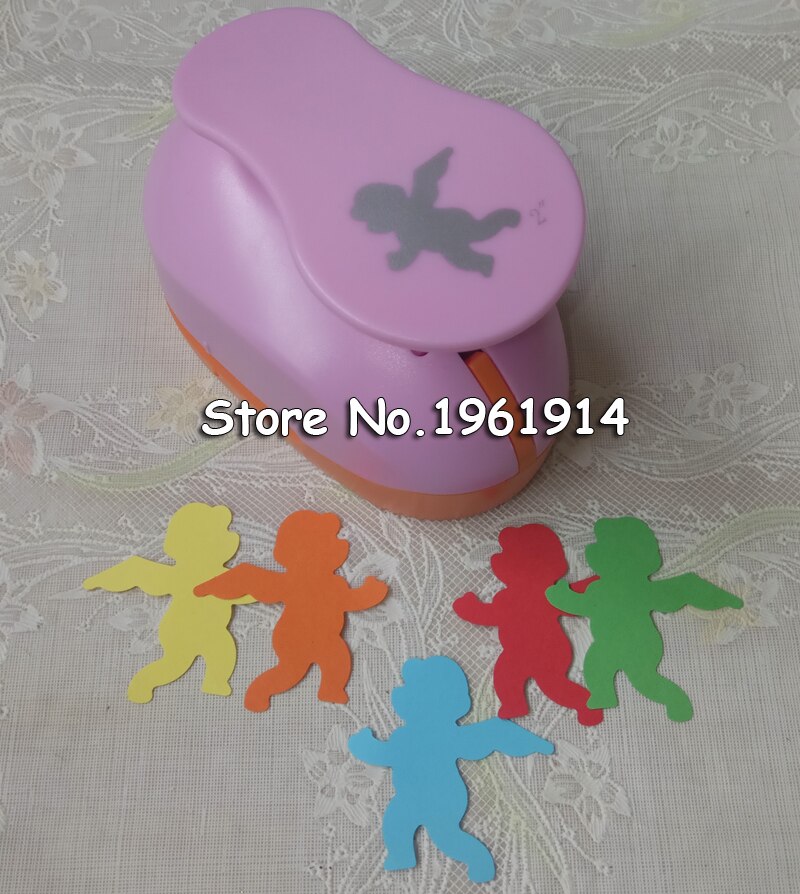 Frete grátis anjo socos 2 craft craft artesanato perfurador cortador de papel scrapbook criança ferramenta artesanato buraco socos dispositivo gravação kidv