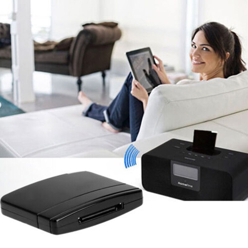 30Pin Draadloze Bluetooth 5.0 Receiver Audio Adapter Voor Ipod Voor Iphone 30 Pin Dock Docking Station Speaker Adapter