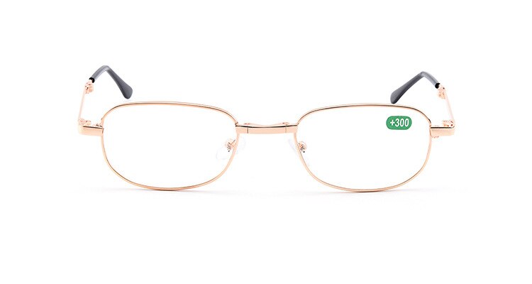 SUMONDY Draagbare Vouwen Leesbril Mannen Vrouwen Anti Vermoeidheid Opvouwbare Presbyope Brillen Aluminium Frame Vergrootglas UR03: +150