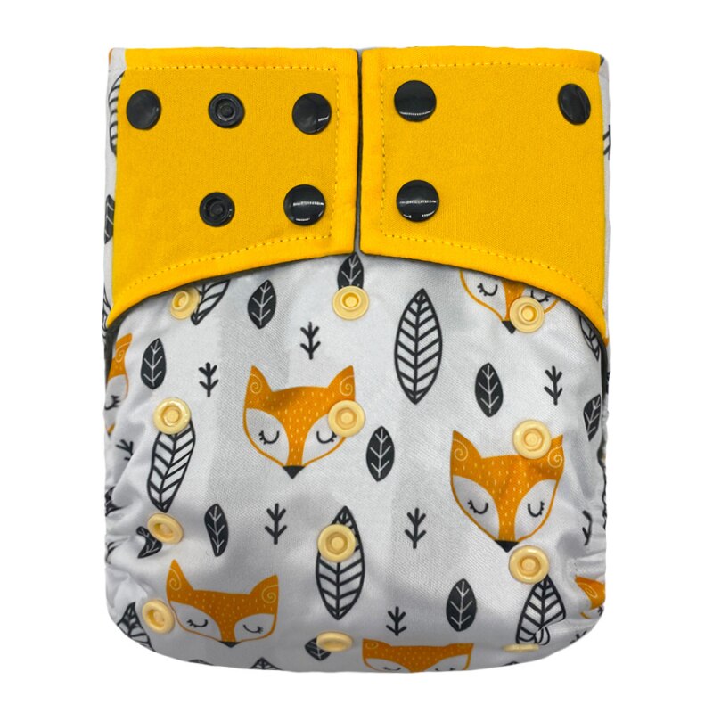 Wasbare Milieuvriendelijke Luiers Aanpassing & Hergebruik Luiers Geschikt Voor 0-2 Jaar Oud 3-15kg Babies: 09