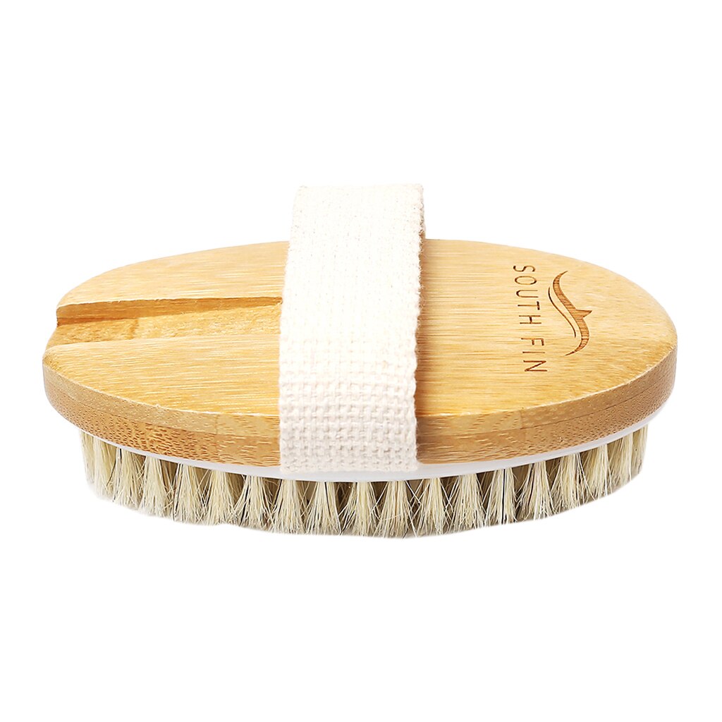 Premium Back Scrubber Bath Body Brush - Dry Skin Body Brush - Remove Dead Skin & Toxins, Exfoliates, Cellulite, Massage