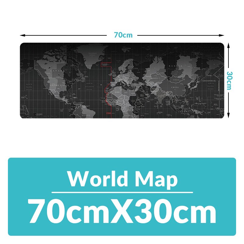 Dados sapo mouse pad grande mapa do mundo velho computador portátil mousepad gaming mouse esteira prática escritório de descanso superfície: 70x30cm