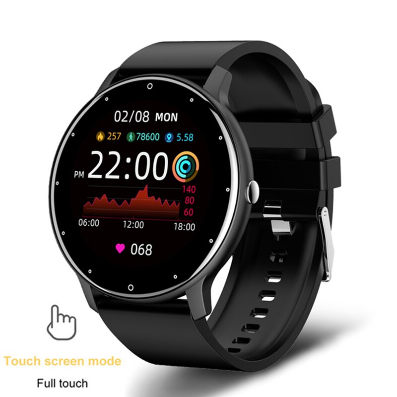 Xiaomi – montre connectée pour hommes et femmes, écran tactile, moniteur d&#39;activité physique, étanche, Bluetooth, appel, pour Android Ios: Black