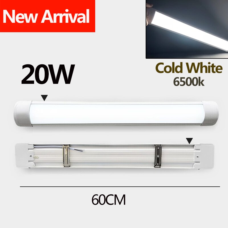 T8 T5 Led Leuchtstoffröhre 220V Rohr Led 120cm 60cm T8 Wand Lampe Lampe Licht Lampara 5W 20W Tobe lampa 2FT 4FT Home Küche Beleuchtung: 1pcs 20W Cold White