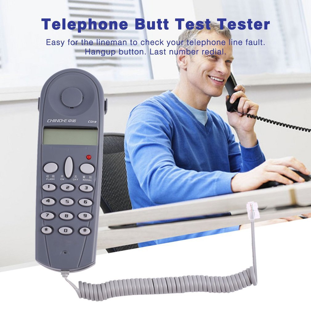 Telefon Telefon Hintern Test Tester 1 Set C019 Überprüfen FÜR Telefon Linie Fehler Professionelle Gerät Lineman Werkzeug Netzwerk Kabel Set