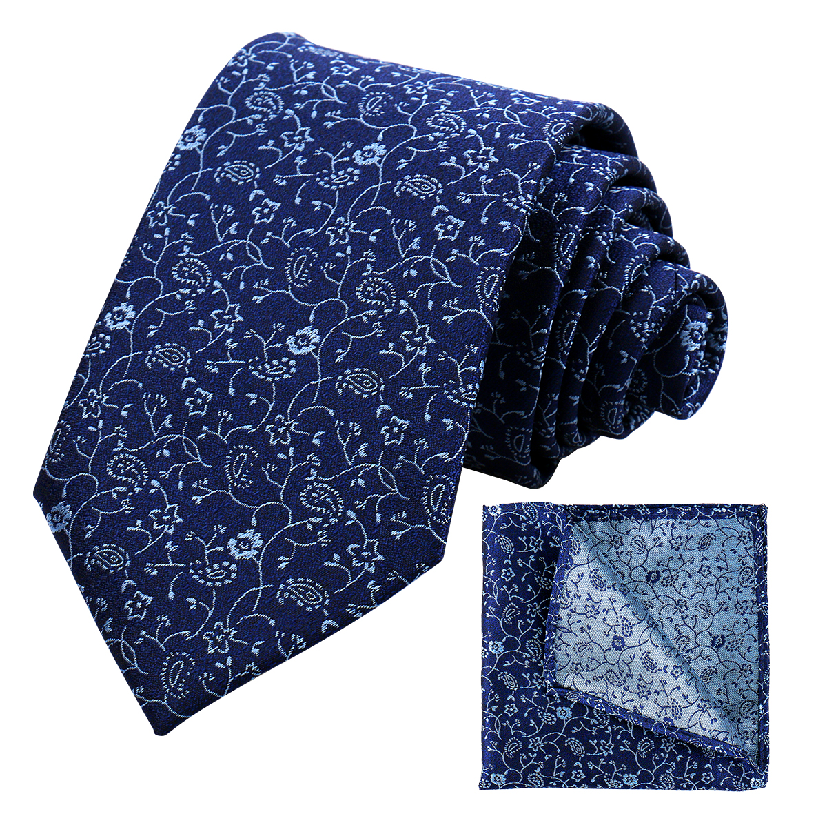 Corbata cuadrada de bolsillo para hombre, conjunto de negocios, corbata, pañuelo, tejido Jacquard, Floral, Paisley, para padrino de boda