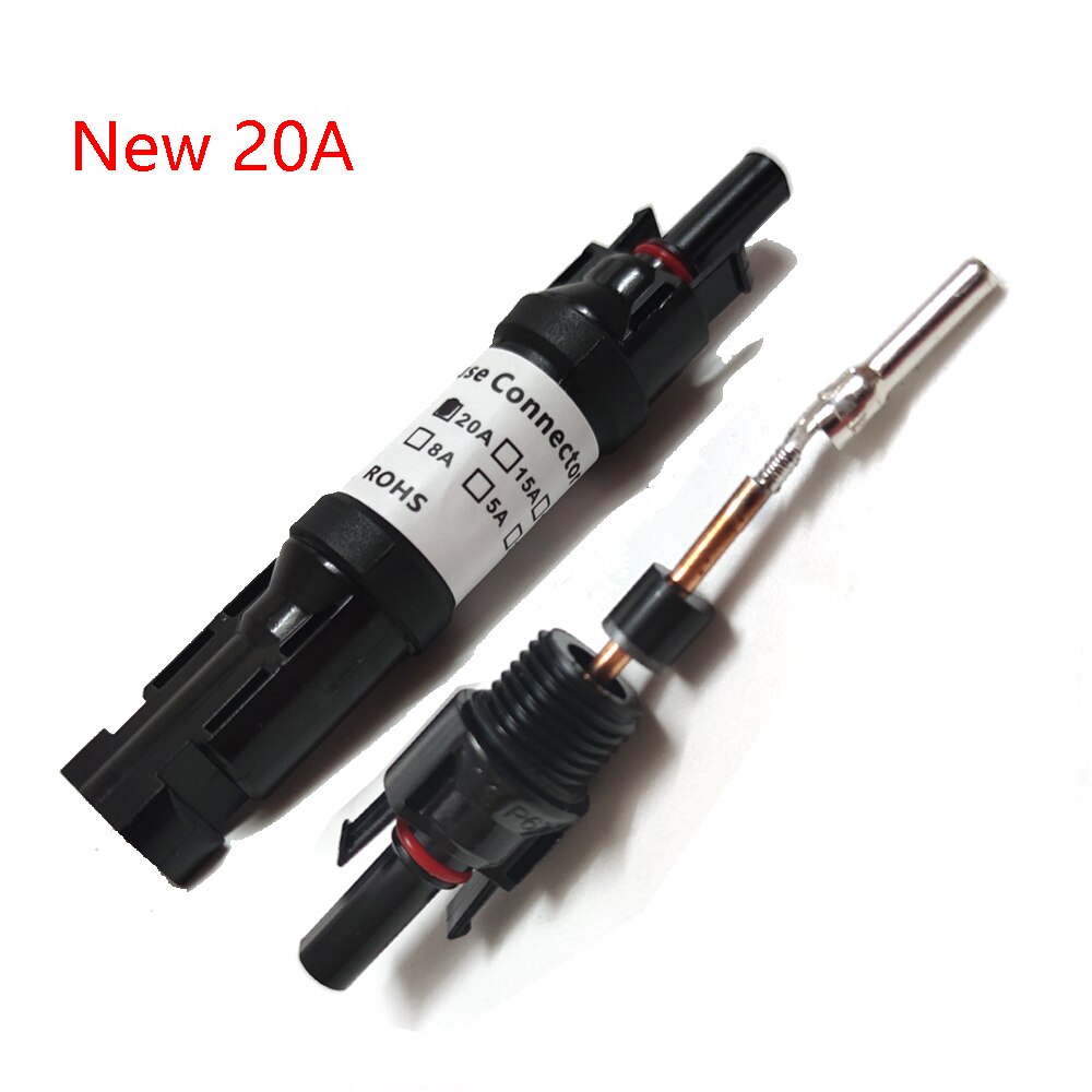 10A 15A 20A 30A Solar DC Diode Plug Connector For PV System Solar panel Parallel Connection protection: New 20A