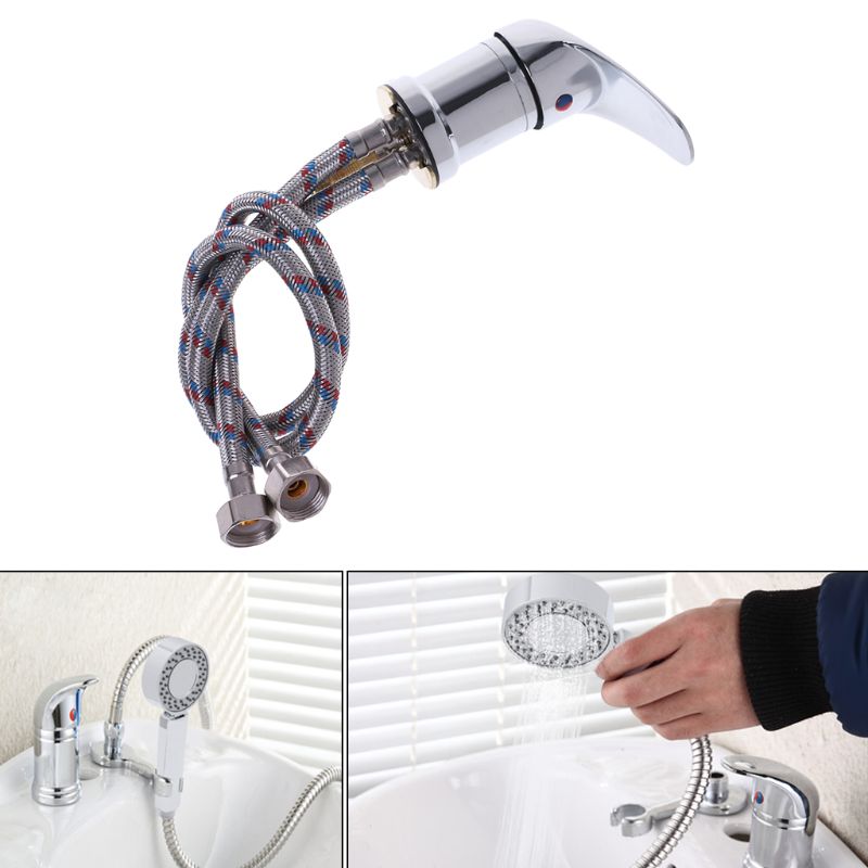 50cm Zinc Alloy & Cold Water Faucet Wash Hair Tap Mixing Valve Beauty Salon Bed Accessories