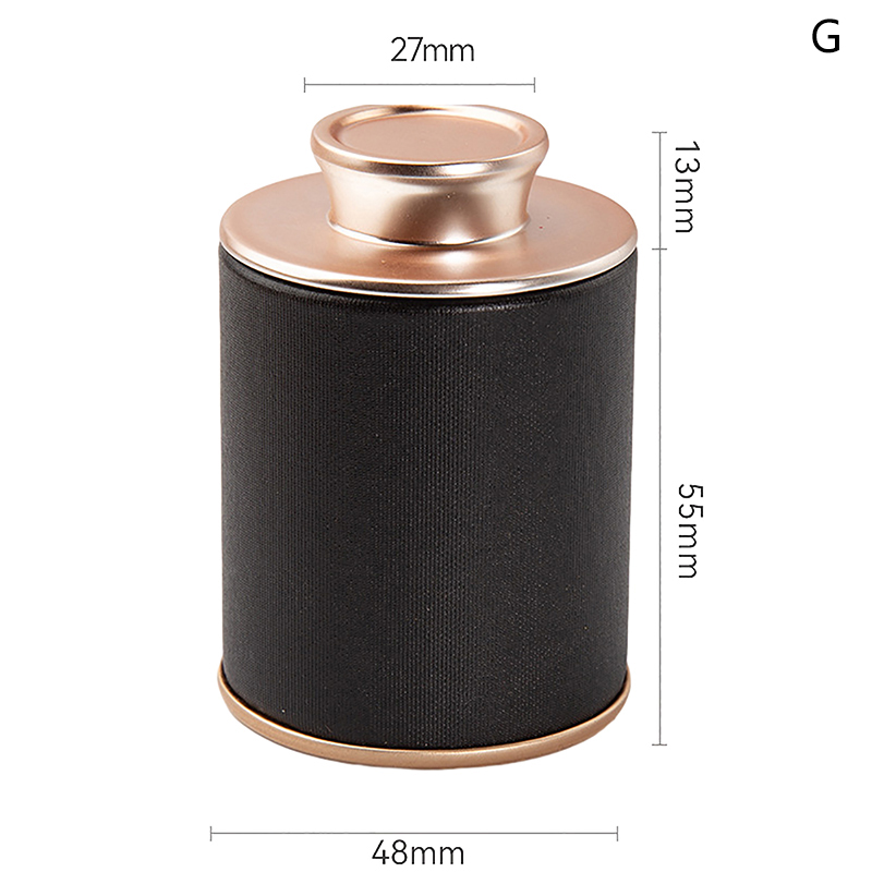 Mini lata de té vacía para el hogar, tarro sellado de té verde y negro, caja de embalaje de té pequeña de viaje portátil, lata de almacenamiento de papel