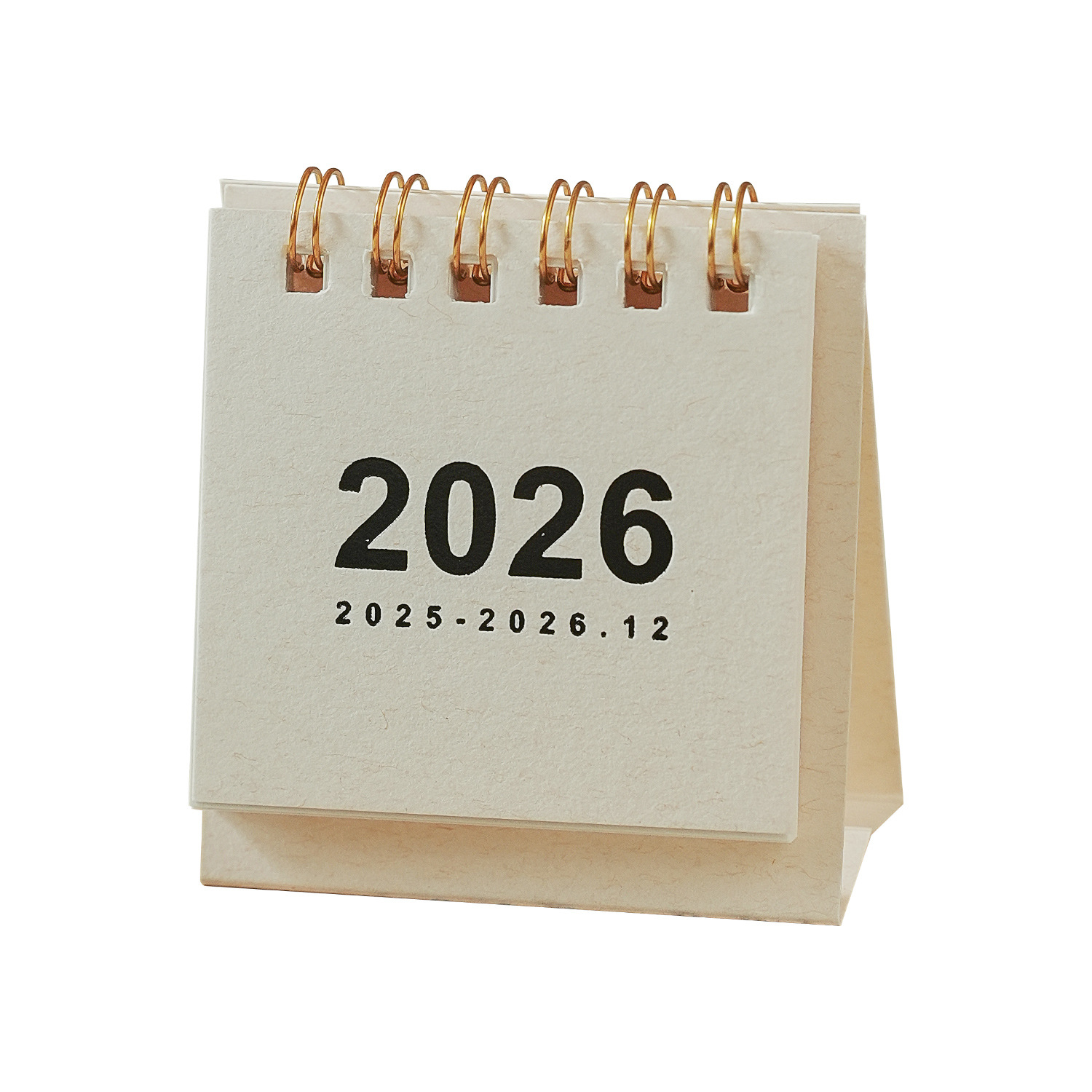 Mini calendrier 2026 Simple, fournitures scolaires et de bureau, calendrier de bureau, planificateur mensuel, accessoires de bureau, enregistrement de décoration