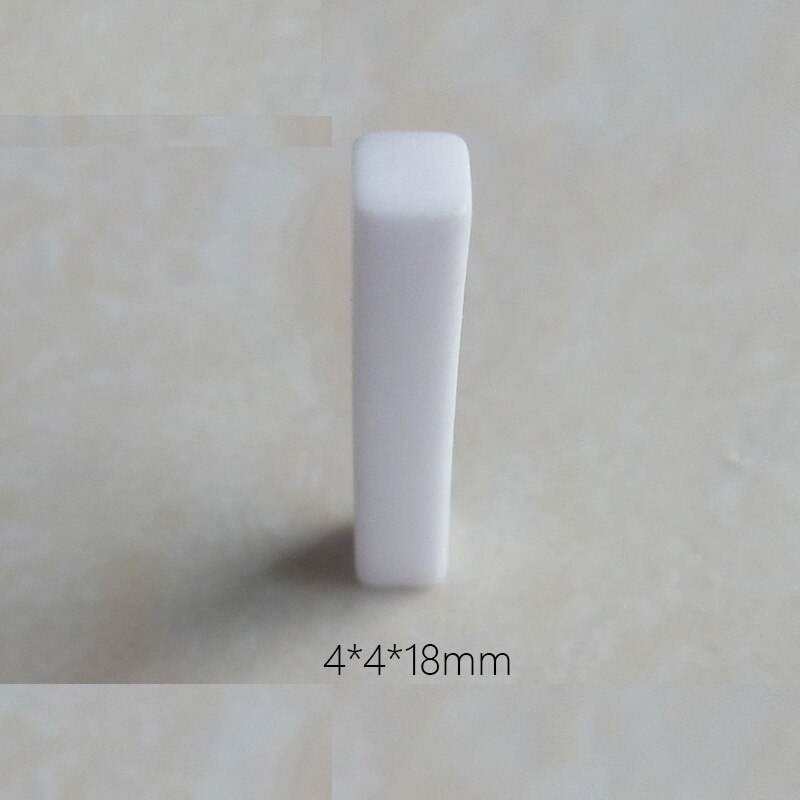 50 st fyrkantig keramisk pelare längd 4 bredd 4 höjd 18mm fyrkantig rektangulär keramisk stav keramisk stav