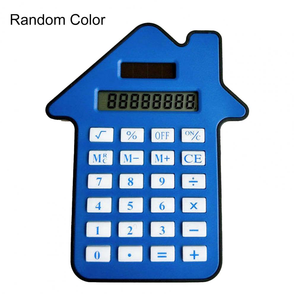 Calculator LCD Display High Accuracy ABS Dual Power Handheld Calculator for Home