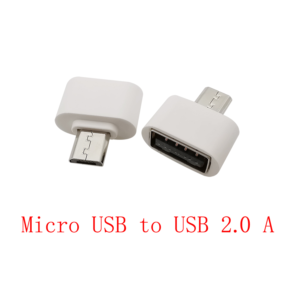 5 uds USB tipo C enchufe a USB 2,0 A hembra a Micro USB macho OTG adaptador convertidor OTG Cable conector para ratón teclado U disco