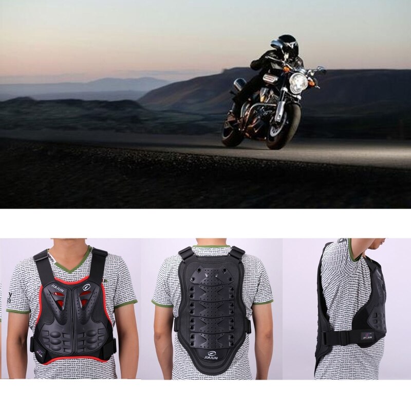 Adult Dirt Bike Body Armor Protective Gear Chest Back Protector Protection Vest