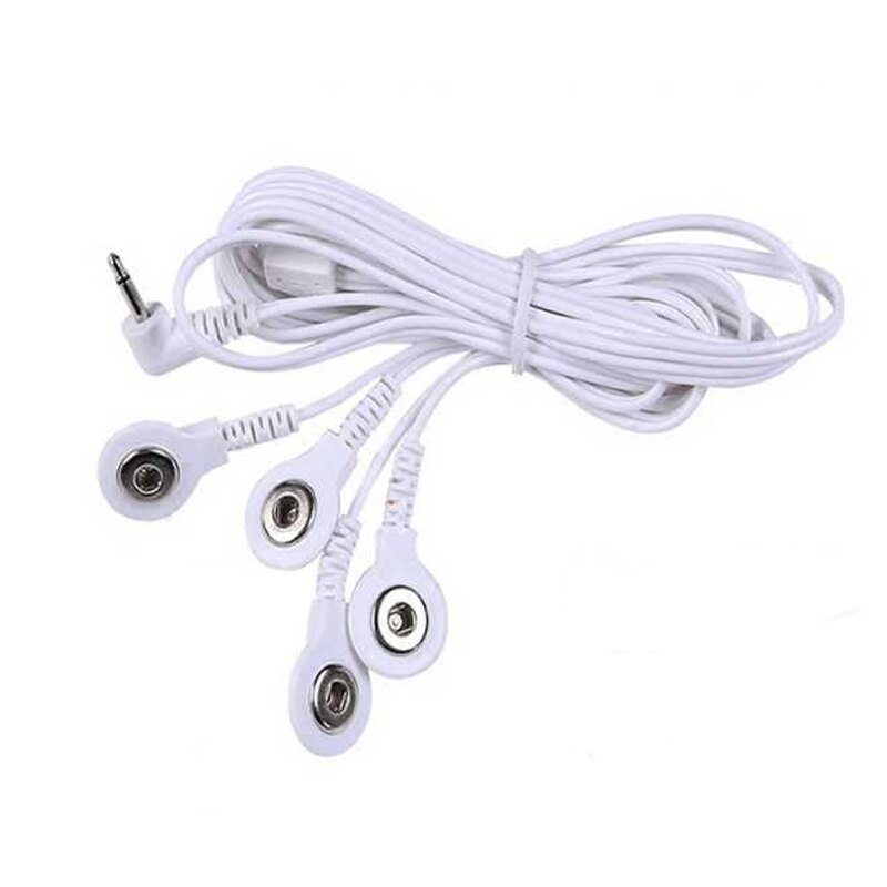 Russian Version Health Care Full Body Neck Massager Back Foot Muscle Pain Relief Therapy Slimming Massage Relaxing Tens 16 P: 4 Way cable