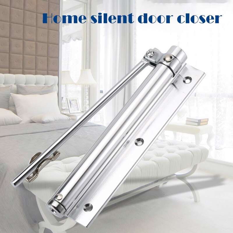 Rebound No slotting Automatic Door Self-Closing Hinge Mute Easy to Punching Free Door Closer DC120
