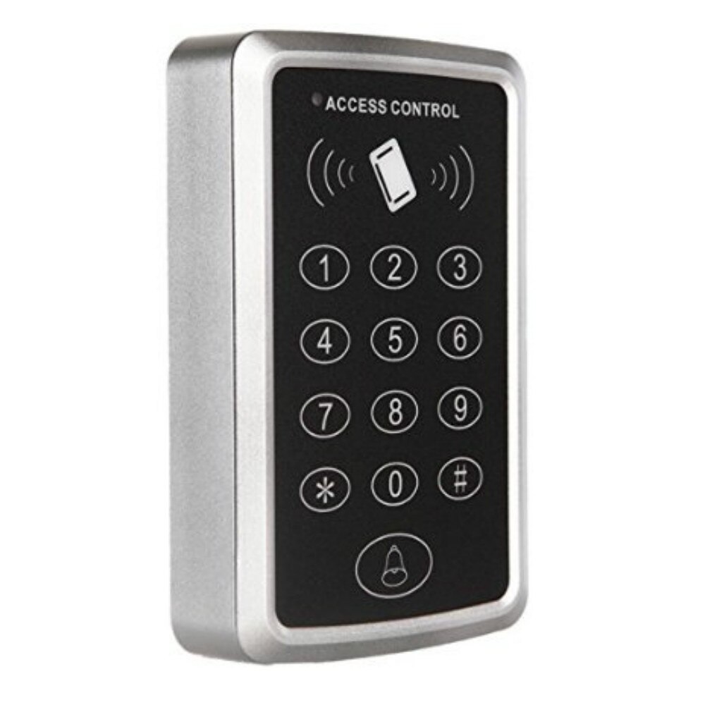 RFID Card Reader with Password Veify Door Standalone Access Control Security System Support No NC Electric Lock: 1pcs standard device