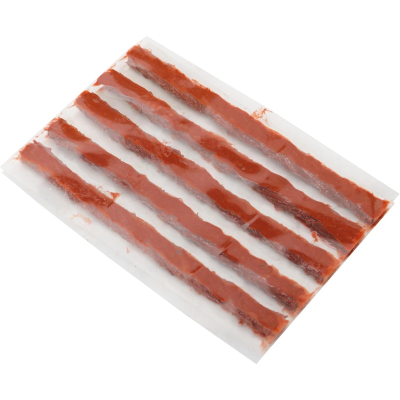 Autobandenreparatieset T-handgereedschap met 5 rubberen strips Fix Tire Puncture Studding Plug Flats Set voor auto's motorfiets