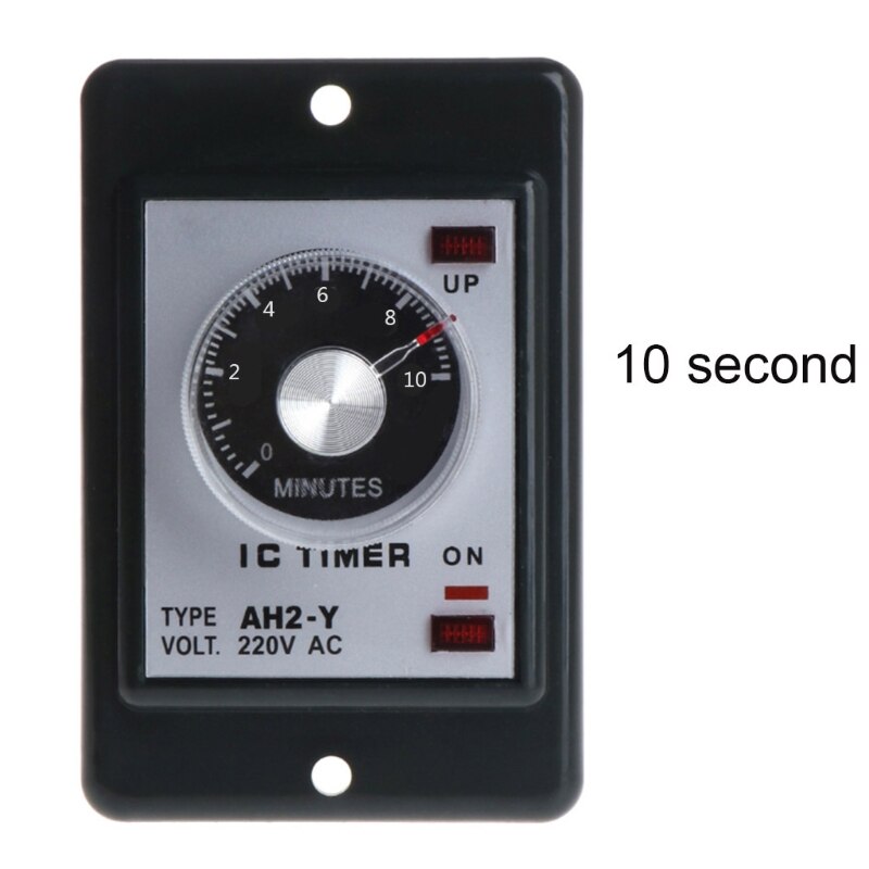 AC 220V AH2-Y Power On Delay Timer High Accuracy 1/3/5/10/30/60 Seconds 3/6/10/30/60 Minutes