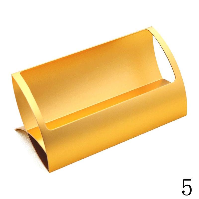 Bureau visitekaartjeshouders metalen kaarthouders notitie display houders bureaustandaard clip voor kantoor accessoires  p0 b 3: Goud