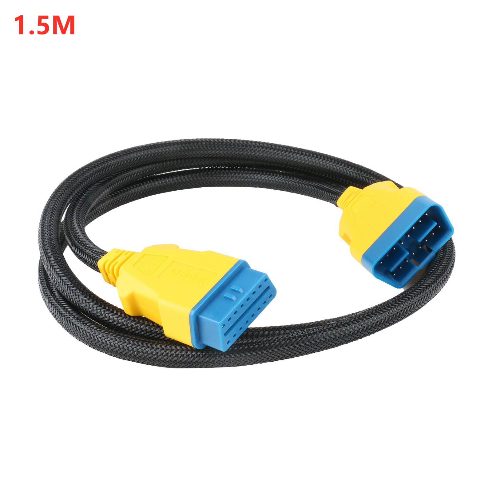 AUTOOL Car OBD II OBD2 16 Pin Male to Female Extension Cable Car Diagnostic Extender Cord Adapter for Pro3/Launch/ELM327: 1.5m