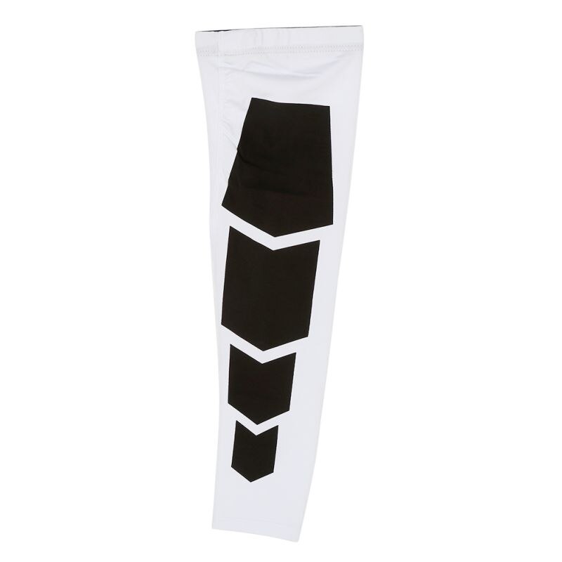 Sports de plein air cyclisme jambe genou à manches longues protecteur engrenage résistant aux chocs antiglisse jambières: WHITE / M