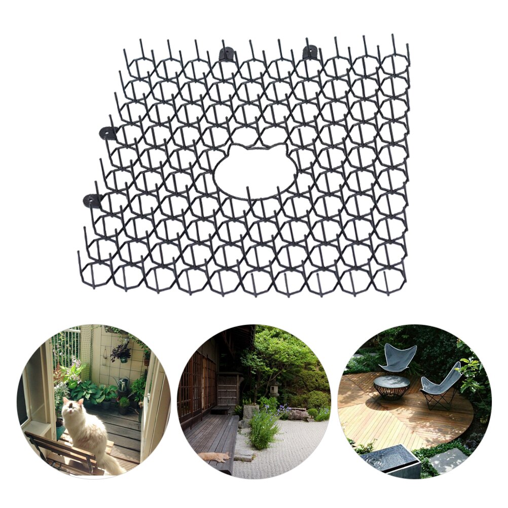 Almohadilla Anti-Espino de gato, alfombrillas para raspar gatos de jardín, tiras de espinela Anti-gato y antiplagas, almohadilla repelente de gatos para evitar la entrada de gatos