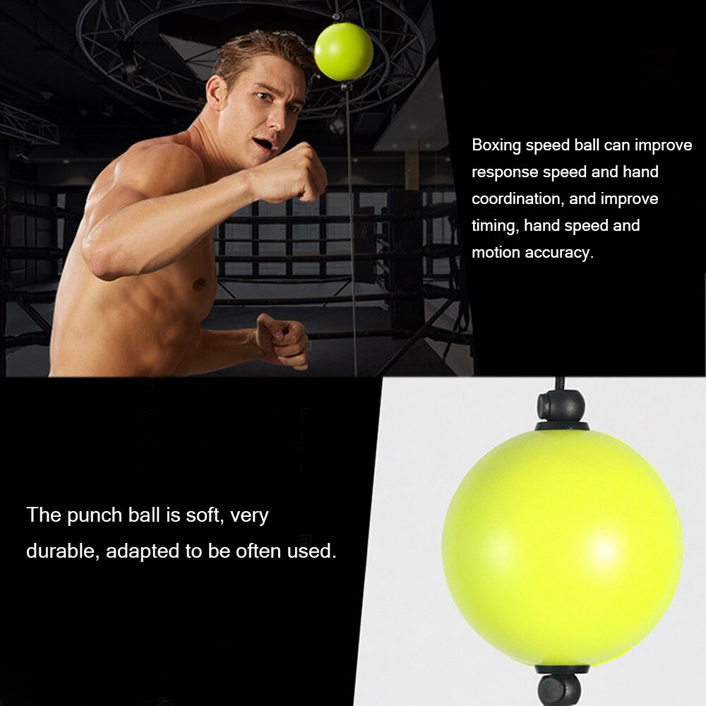 Boxing Speed Ball Quick Puncher Reflex Ball Boxing Speed Ball for Muay Thai MMA Fitness Training for Sports Fitness