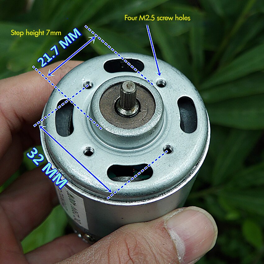 Moteur haute puissance avec ventilateur de refroidissement DC220V 400W | Moteur de broche Miniature, haute vitesse, couple élevé, moteur 9712 cc, arbre de sortie 4.5mm