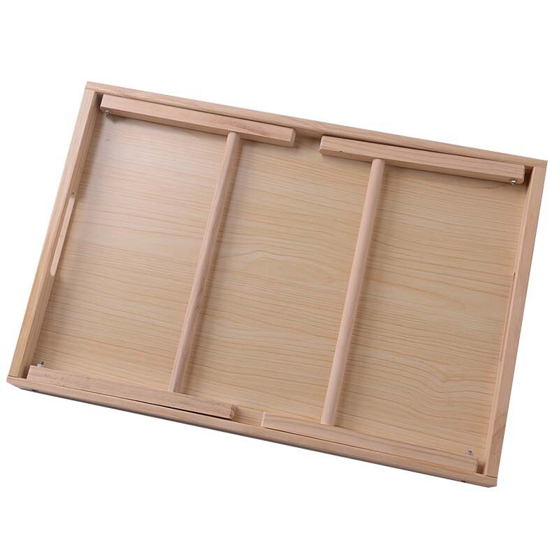 Wooden Portable Foldable Computer Laptop Desk Outdoor Camping Adjustable Table Breakfast Tray Picnic Table