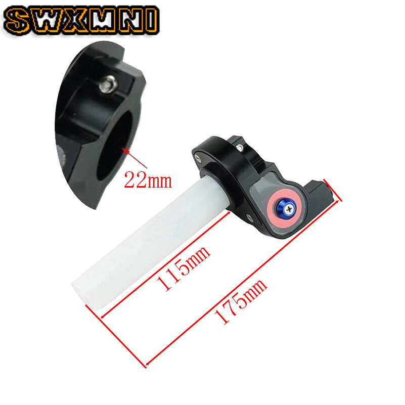 Aluminium Visuele Gashendel Grip Quick Twist Gas Gaspedaal Regelen Fit Dirt Pit Bike Atv Utv Visuele Grips Bar