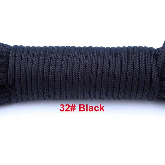 252 kolory 100FT Paracord 550 Paracord liny Cuerda Escalada Mil Spec typ III 7Strand Paracorde odkryty zestaw survivalowy: 32 / 50FT